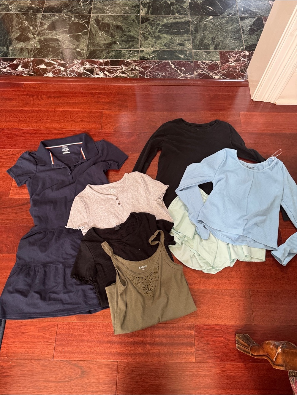 Girls 14/16 bundle 5 tops one shorts and dress